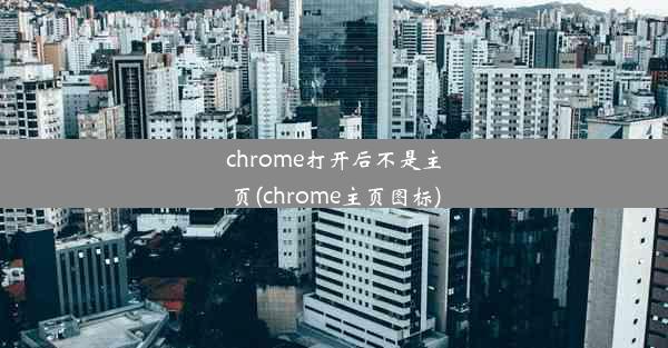 chrome打开后不是主页(chrome主页图标)