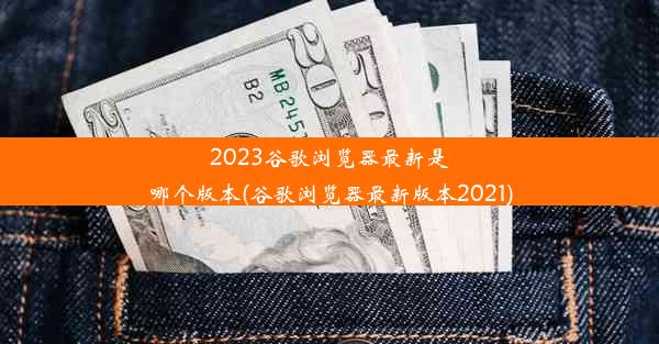 2023谷歌浏览器最新是哪个版本(谷歌浏览器最新版本2021)