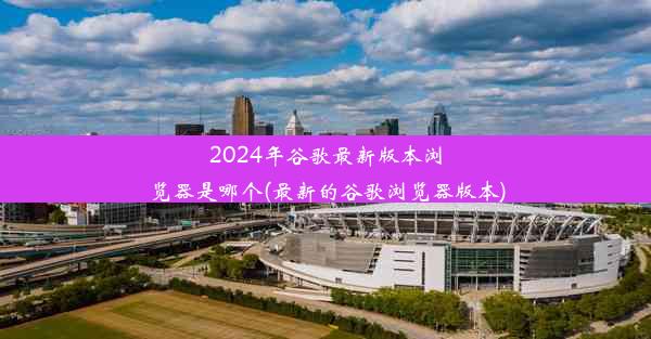 2024年谷歌最新版本浏览器是哪个(最新的谷歌浏览器版本)