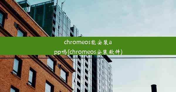 chromeos能安装app吗(chromeos安装软件)