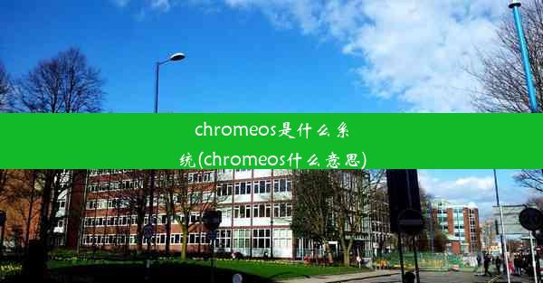 chromeos是什么系统(chromeos什么意思)