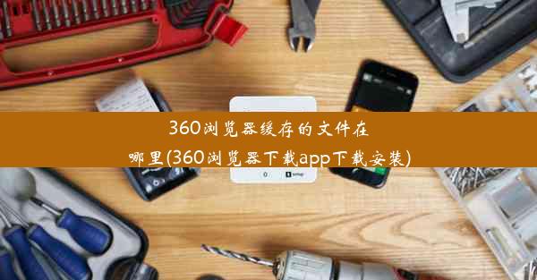 360浏览器缓存的文件在哪里(360浏览器下载app下载安装)