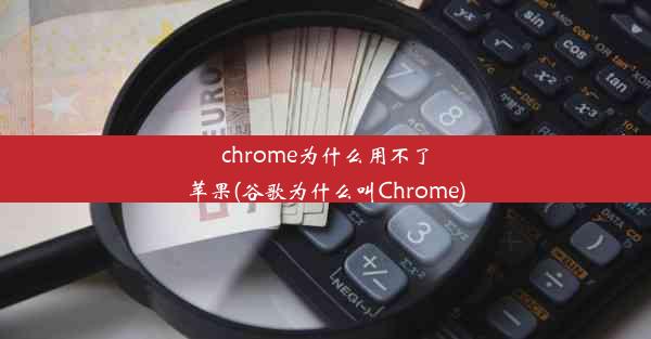 chrome为什么用不了苹果(谷歌为什么叫Chrome)