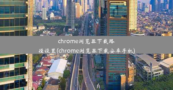 chrome浏览器下载路径设置(chrome浏览器下载安卓手机)