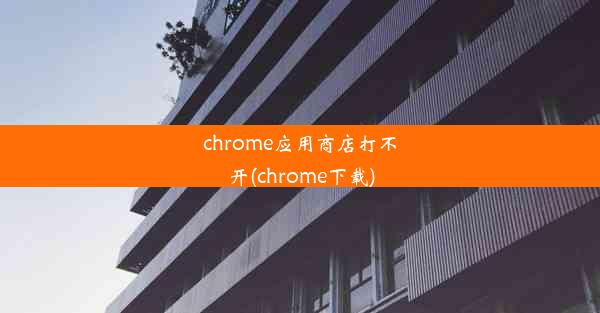 chrome应用商店打不开(chrome下载)