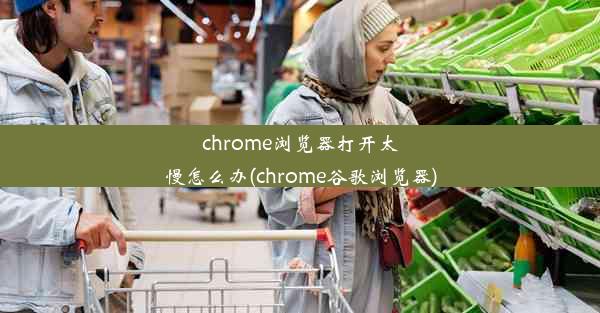 chrome浏览器打开太慢怎么办(chrome谷歌浏览器)