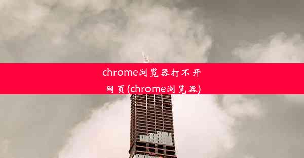 chrome浏览器打不开网页(chrome浏览器)