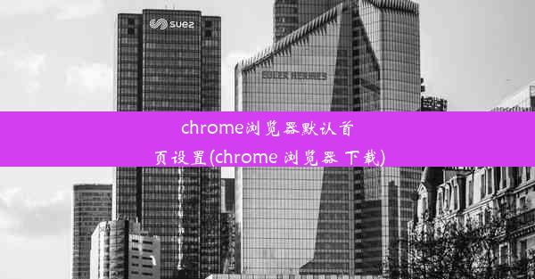 chrome浏览器默认首页设置(chrome 浏览器 下载)