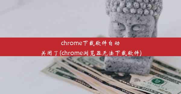 chrome下载软件自动关闭了(chrome浏览器无法下载软件)