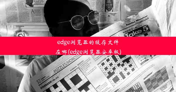 edge浏览器的缓存文件在哪(edge浏览器安卓版)