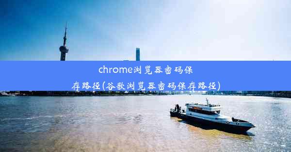 chrome浏览器密码保存路径(谷歌浏览器密码保存路径)