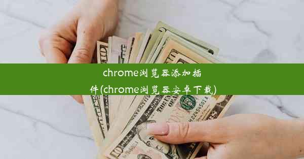 chrome浏览器添加插件(chrome浏览器安卓下载)