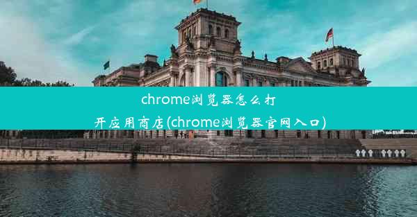 chrome浏览器怎么打开应用商店(chrome浏览器官网入口)