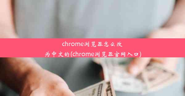 chrome浏览器怎么改为中文的(chrome浏览器官网入口)