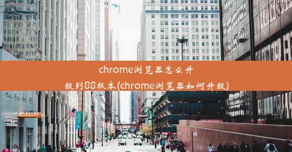 chrome浏览器怎么升级到88版本(chrome浏览器如何升级)