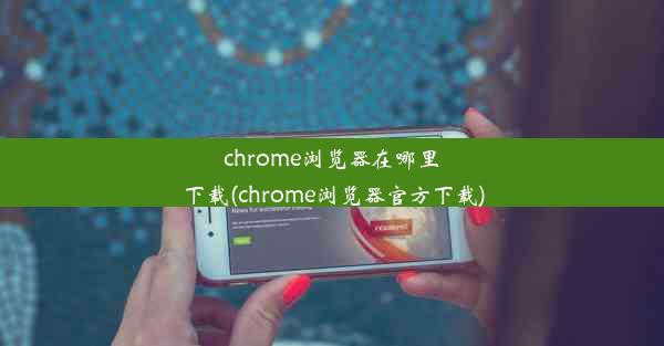 chrome浏览器在哪里下载(chrome浏览器官方下载)