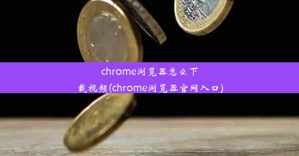 chrome浏览器怎么下载视频(chrome浏览器官网入口)