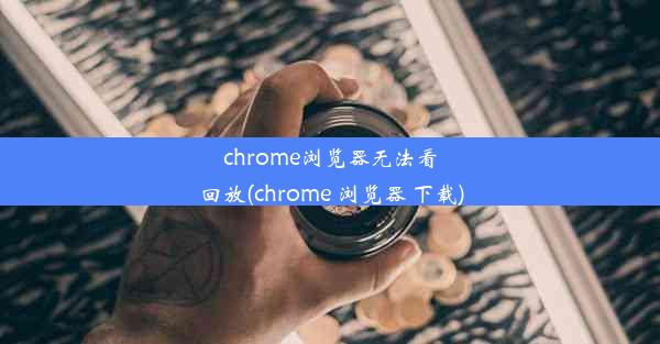 chrome浏览器无法看回放(chrome 浏览器 下载)