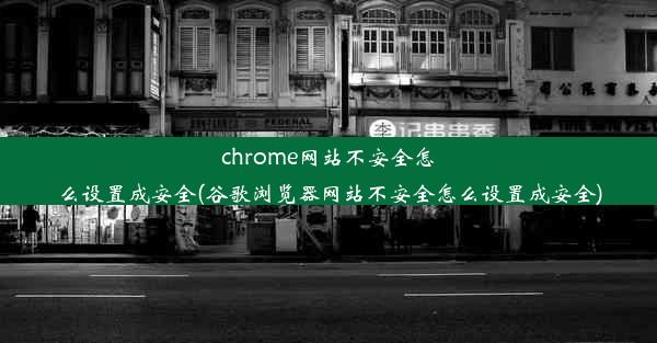 chrome网站不安全怎么设置成安全(谷歌浏览器网站不安全怎么设置成安全)