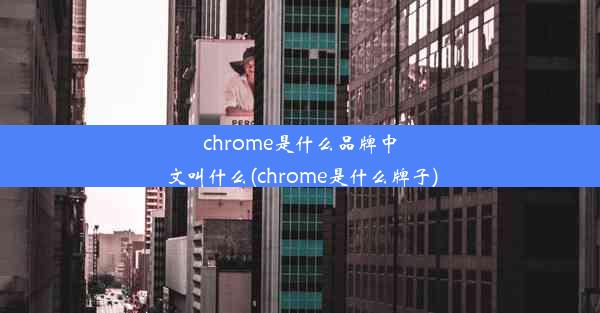 chrome是什么品牌中文叫什么(chrome是什么牌子)