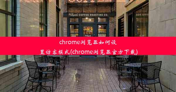 chrome浏览器如何设置访客模式(chrome浏览器官方下载)