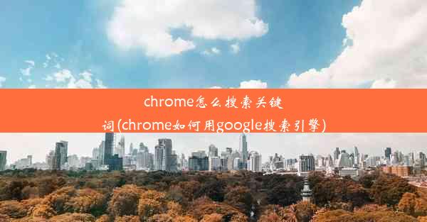 chrome怎么搜索关键词(chrome如何用google搜索引擎)