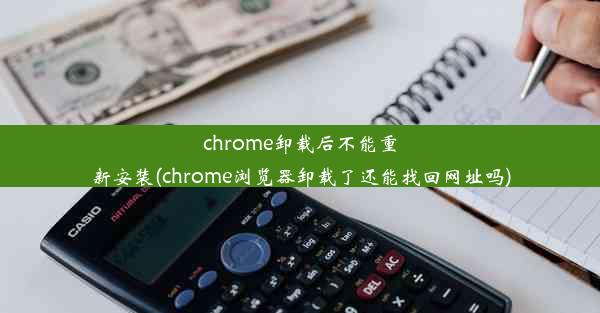 chrome卸载后不能重新安装(chrome浏览器卸载了还能找回网址吗)