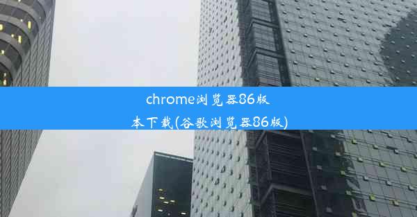 chrome浏览器86版本下载(谷歌浏览器86版)