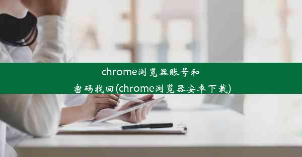 chrome浏览器账号和密码找回(chrome浏览器安卓下载)