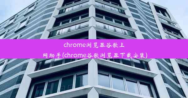 chrome浏览器谷歌上网助手(chrome谷歌浏览器下载安装)