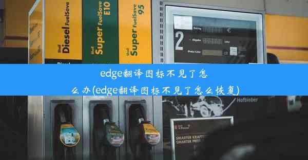 edge翻译图标不见了怎么办(edge翻译图标不见了怎么恢复)