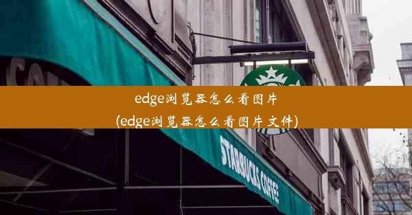 edge浏览器怎么看图片(edge浏览器怎么看图片文件)