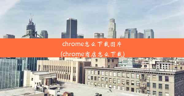 chrome怎么下载图片(chrome商店怎么下载)