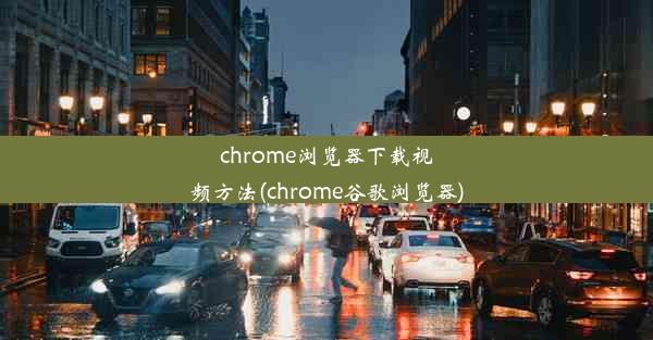 chrome浏览器下载视频方法(chrome谷歌浏览器)