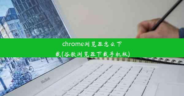 chrome浏览器怎么下载(谷歌浏览器下载手机版)