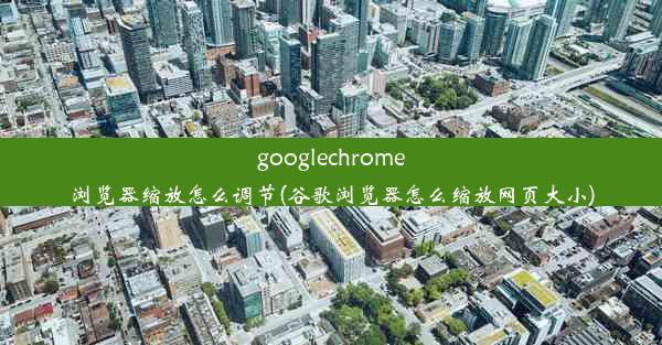 googlechrome浏览器缩放怎么调节(谷歌浏览器怎么缩放网页大小)