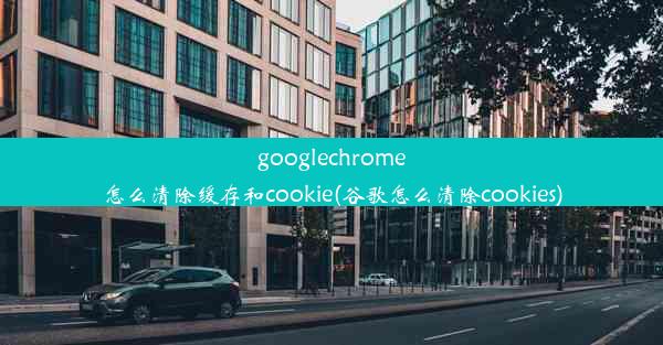 googlechrome怎么清除缓存和cookie(谷歌怎么清除cookies)