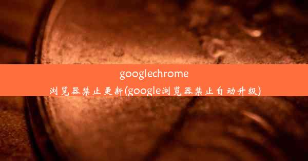 googlechrome浏览器禁止更新(google浏览器禁止自动升级)