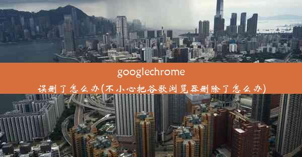 googlechrome误删了怎么办(不小心把谷歌浏览器删除了怎么办)