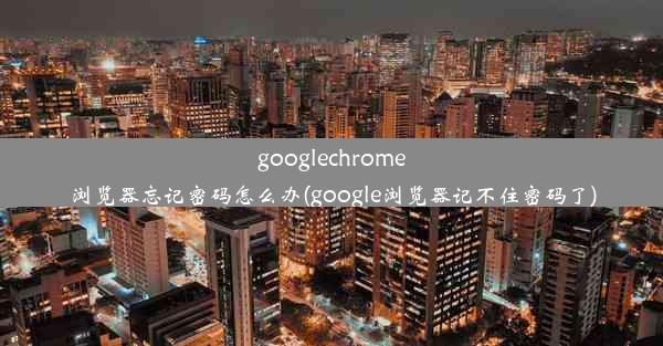 googlechrome浏览器忘记密码怎么办(google浏览器记不住密码了)