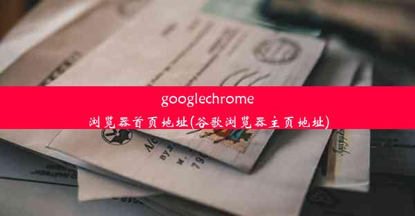 googlechrome浏览器首页地址(谷歌浏览器主页地址)