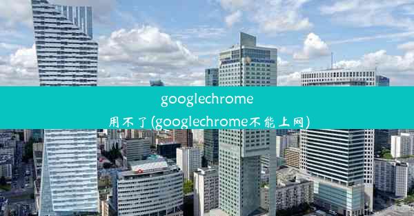 googlechrome用不了(googlechrome不能上网)