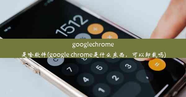 googlechrome是啥软件(google chrome是什么东西，可以卸载吗)