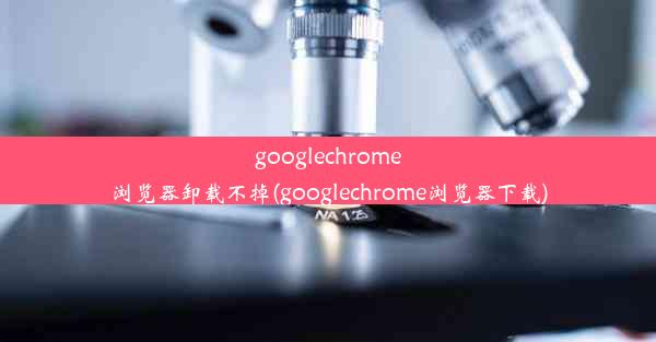 googlechrome浏览器卸载不掉(googlechrome浏览器下载)