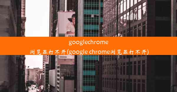 googlechrome浏览器打不开(google chrome浏览器打不开)