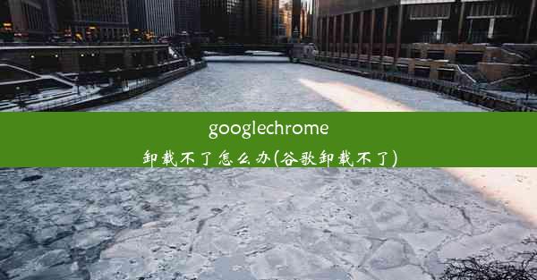 googlechrome卸载不了怎么办(谷歌卸载不了)