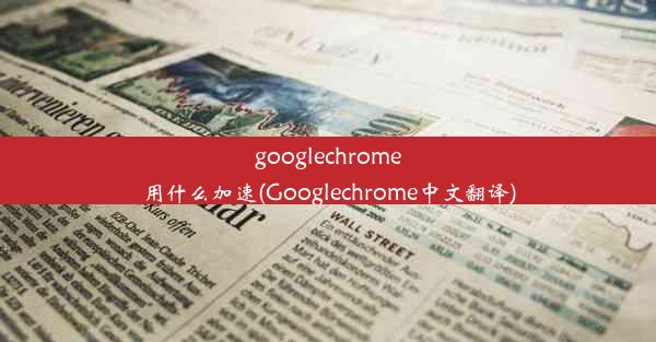 googlechrome用什么加速(Googlechrome中文翻译)