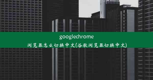 googlechrome浏览器怎么切换中文(谷歌浏览器切换中文)