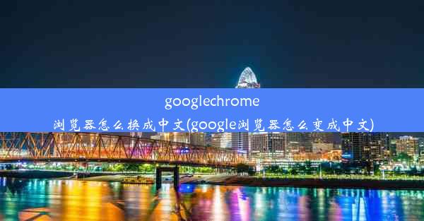 googlechrome浏览器怎么换成中文(google浏览器怎么变成中文)