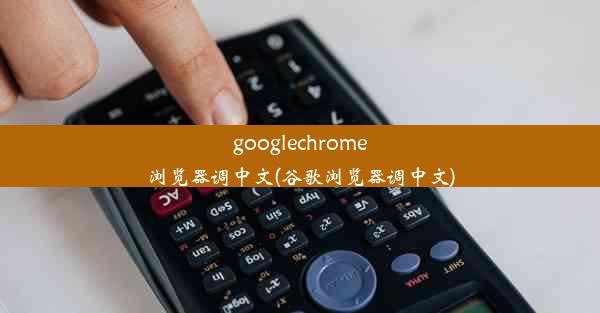 googlechrome浏览器调中文(谷歌浏览器调中文)